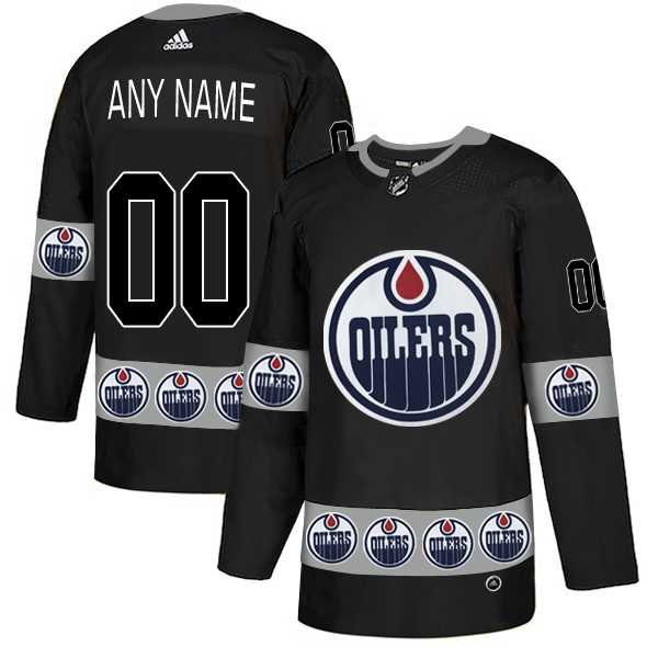 Customized Men's Edmonton Oilers Black Team Logos Fashion Adidas Jersey,We sell and wholesale Customized Men's Edmonton Oilers Black Team Logos Fashion Adidas Jersey on line form chian!